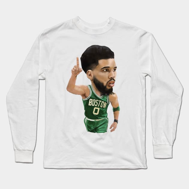 Tatum! Long Sleeve T-Shirt by ericjueillustrates